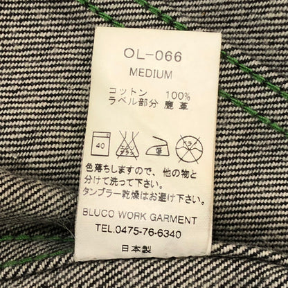 【中古品】【メンズ】 BLUCO ブルコ DENIM TRUCKER JACKET OL-066 デニム トラッカー ジャケット アウター Gジャン 145-251113-ts-20-tei サイズ：M カラー：ブラック 万代Net店