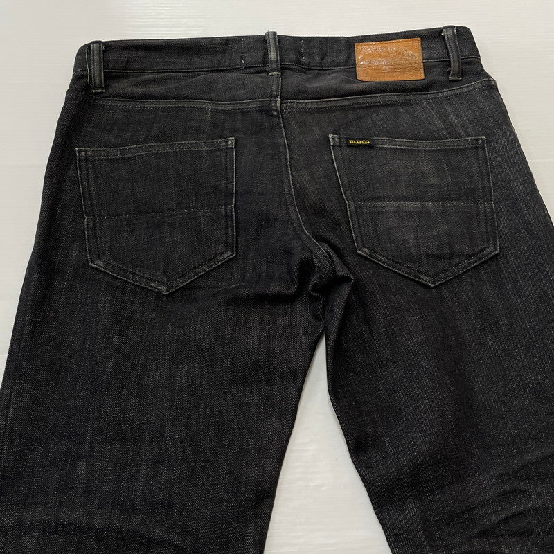 【現状渡し品】【メンズ】 BLUCO ブルコ STANDARD DENIM MADE IN JAPAN OL-029 スタンダードデニム デニムパンツ ボトムス ジーンズ 日本製 156-260620-ss-06-tei サイズ：M カラー：ブラック 万代Net店