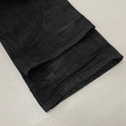 【現状渡し品】【メンズ】 BLUCO ブルコ STANDARD DENIM MADE IN JAPAN OL-029 スタンダードデニム デニムパンツ ボトムス ジーンズ 日本製 156-260620-ss-06-tei サイズ：M カラー：ブラック 万代Net店