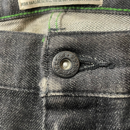 【現状渡し品】【メンズ】 BLUCO ブルコ STANDARD DENIM MADE IN JAPAN OL-029 スタンダードデニム デニムパンツ ボトムス ジーンズ 日本製 156-260620-ss-06-tei サイズ：M カラー：ブラック 万代Net店