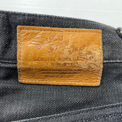 【現状渡し品】【メンズ】 BLUCO ブルコ STANDARD DENIM MADE IN JAPAN OL-029 スタンダードデニム デニムパンツ ボトムス ジーンズ 日本製 156-260620-ss-06-tei サイズ：M カラー：ブラック 万代Net店