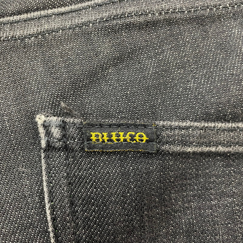 【現状渡し品】【メンズ】 BLUCO ブルコ STANDARD DENIM MADE IN JAPAN OL-029 スタンダードデニム デニムパンツ ボトムス ジーンズ 日本製 156-260620-ss-06-tei サイズ：M カラー：ブラック 万代Net店