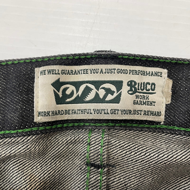 【現状渡し品】【メンズ】 BLUCO ブルコ STANDARD DENIM MADE IN JAPAN OL-029 スタンダードデニム デニムパンツ ボトムス ジーンズ 日本製 156-260620-ss-06-tei サイズ：M カラー：ブラック 万代Net店