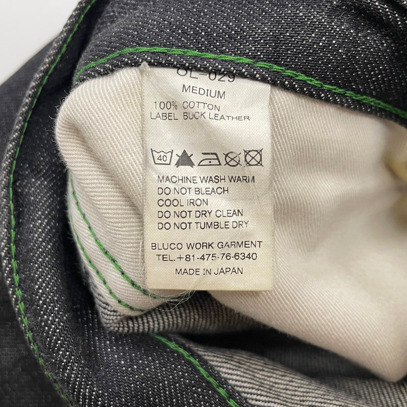 【現状渡し品】【メンズ】 BLUCO ブルコ STANDARD DENIM MADE IN JAPAN OL-029 スタンダードデニム デニムパンツ ボトムス ジーンズ 日本製 156-260620-ss-06-tei サイズ：M カラー：ブラック 万代Net店