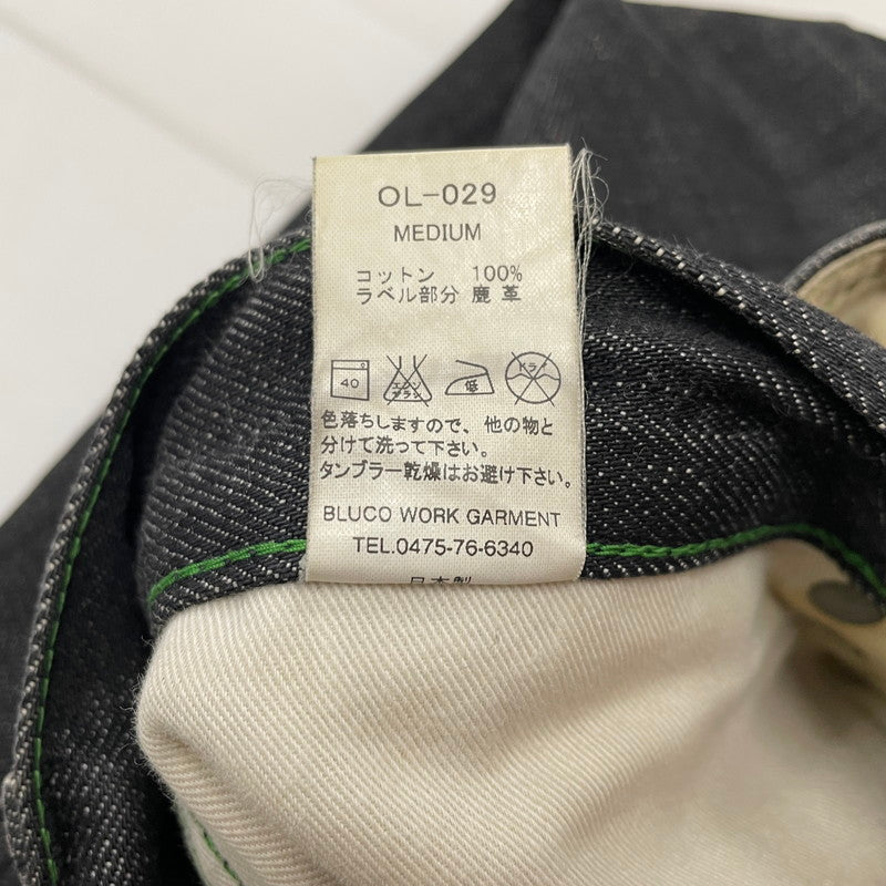 【現状渡し品】【メンズ】 BLUCO ブルコ STANDARD DENIM MADE IN JAPAN OL-029 スタンダードデニム デニムパンツ ボトムス ジーンズ 日本製 156-260620-ss-06-tei サイズ：M カラー：ブラック 万代Net店