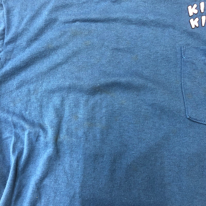 【中古品】【メンズ】 TOPHALE トップヘール 80's HERE KITTY KITTY S/S TEE SHIRT VINTAGE 80年代 ヒア キティキティ ショートスリーブ Tシャツ トップス 半袖 ヴィンテージ 145-250905-ts-25-tei サイズ：M カラー：ブルー 万代Net店