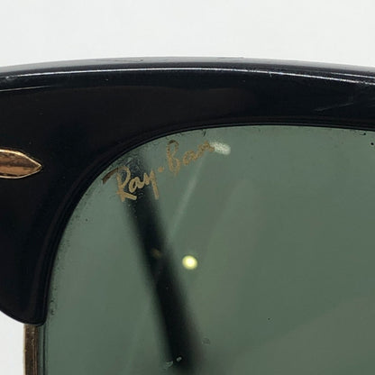 【中古品】【メンズ】 Ray-Ban レイバン B&L CLUBMASTER CLASSIC RB3016 ボシュロム社製 クラブマスター クラシック サングラス アイウェア アクセサリー 203-251115-yy-02-tei サイズ：不明 カラー：ブラック 万代Net店