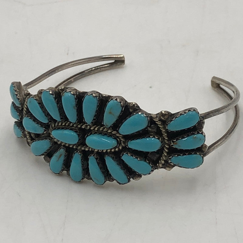 【中古品】【メンズ/レディース】 JW ZUNI ジェイダブリュー ズニ TURQUOISE BANGLE ターコイズ バングル アクセサリー インディアンジュエリー 191-251106-ts-13-tei カラー：ターコイズ 万代Net店