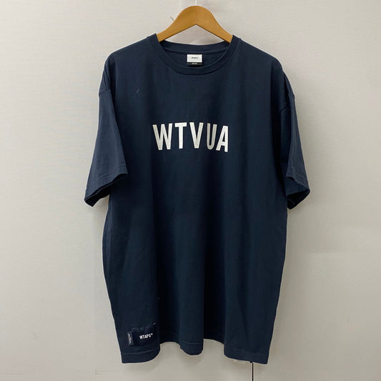 【中古品】【メンズ】 WTAPS ダブルタップス 25SS TSSC COTTON S/S TEE 251ATDT-STM04 コットン ショートスリーブ Tシャツ トップス 半袖 142-250906-ts-17-tei サイズ：03 カラー：ネイビー 万代Net店
