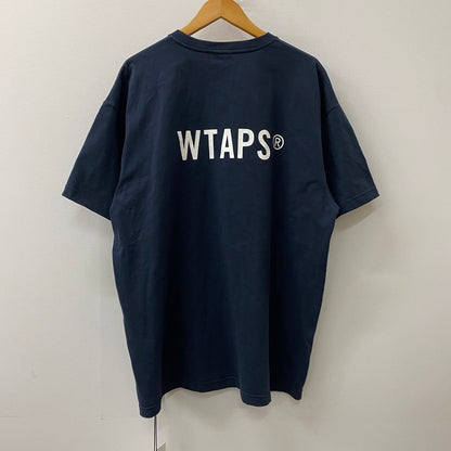 【中古品】【メンズ】 WTAPS ダブルタップス 25SS TSSC COTTON S/S TEE 251ATDT-STM04 コットン ショートスリーブ Tシャツ トップス 半袖 142-250906-ts-17-tei サイズ：03 カラー：ネイビー 万代Net店