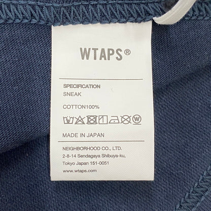 【中古品】【メンズ】 WTAPS ダブルタップス 25SS TSSC COTTON S/S TEE 251ATDT-STM04 コットン ショートスリーブ Tシャツ トップス 半袖 142-250906-ts-17-tei サイズ：03 カラー：ネイビー 万代Net店