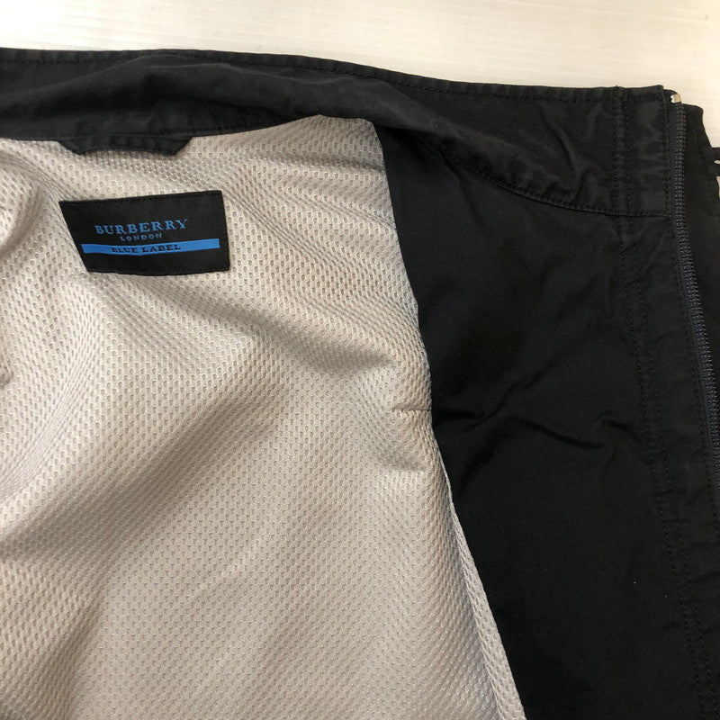 【中古品】【メンズ】 BURBERRY BLUE LABEL バーバリーブルーレーベル MOCK NECK JACKET FO-885-107-09 モックネック ジャケット ライトアウター 141-250908-KS-06-tei サイズ：M カラー：ブラック 万代Net店