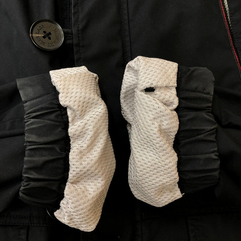 【中古品】【メンズ】 BURBERRY BLUE LABEL バーバリーブルーレーベル MOCK NECK JACKET FO-885-107-09 モックネック ジャケット ライトアウター 141-250908-KS-06-tei サイズ：M カラー：ブラック 万代Net店