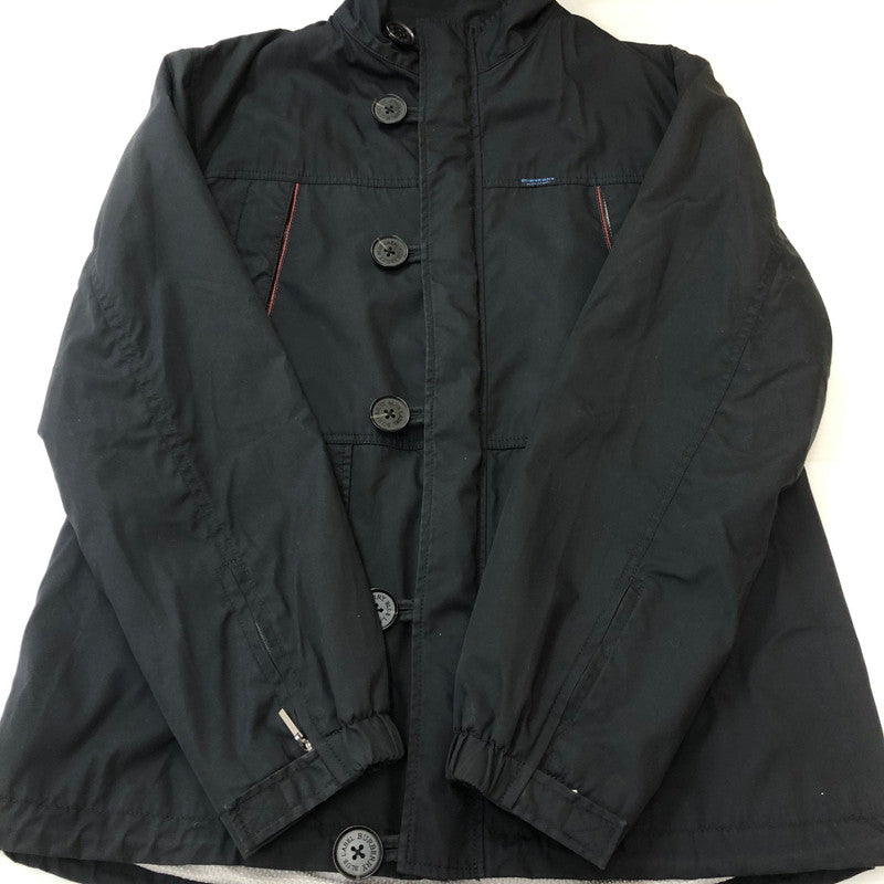 【中古品】【メンズ】 BURBERRY BLUE LABEL バーバリーブルーレーベル MOCK NECK JACKET FO-885-107-09 モックネック ジャケット ライトアウター 141-250908-KS-06-tei サイズ：M カラー：ブラック 万代Net店