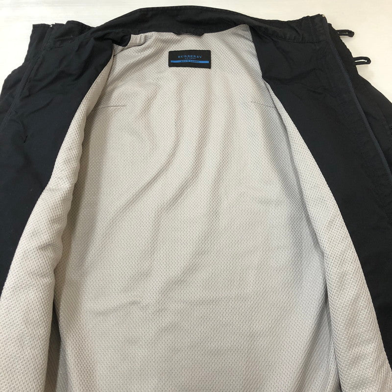 【中古品】【メンズ】 BURBERRY BLUE LABEL バーバリーブルーレーベル MOCK NECK JACKET FO-885-107-09 モックネック ジャケット ライトアウター 141-250908-KS-06-tei サイズ：M カラー：ブラック 万代Net店