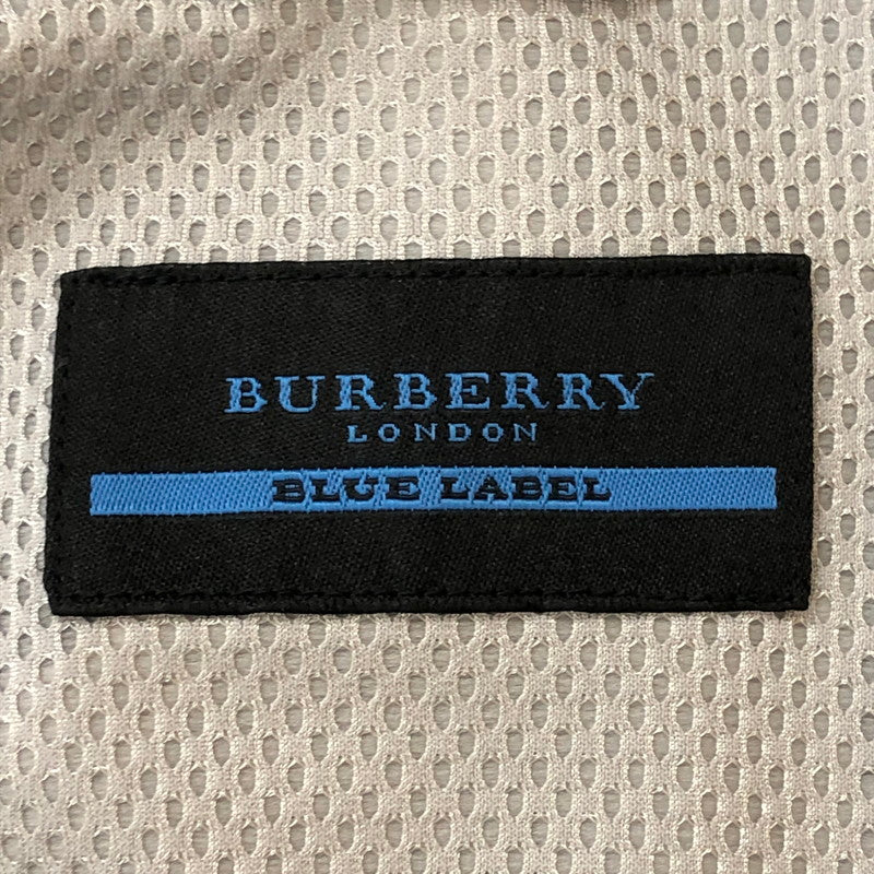 【中古品】【メンズ】 BURBERRY BLUE LABEL バーバリーブルーレーベル MOCK NECK JACKET FO-885-107-09 モックネック ジャケット ライトアウター 141-250908-KS-06-tei サイズ：M カラー：ブラック 万代Net店