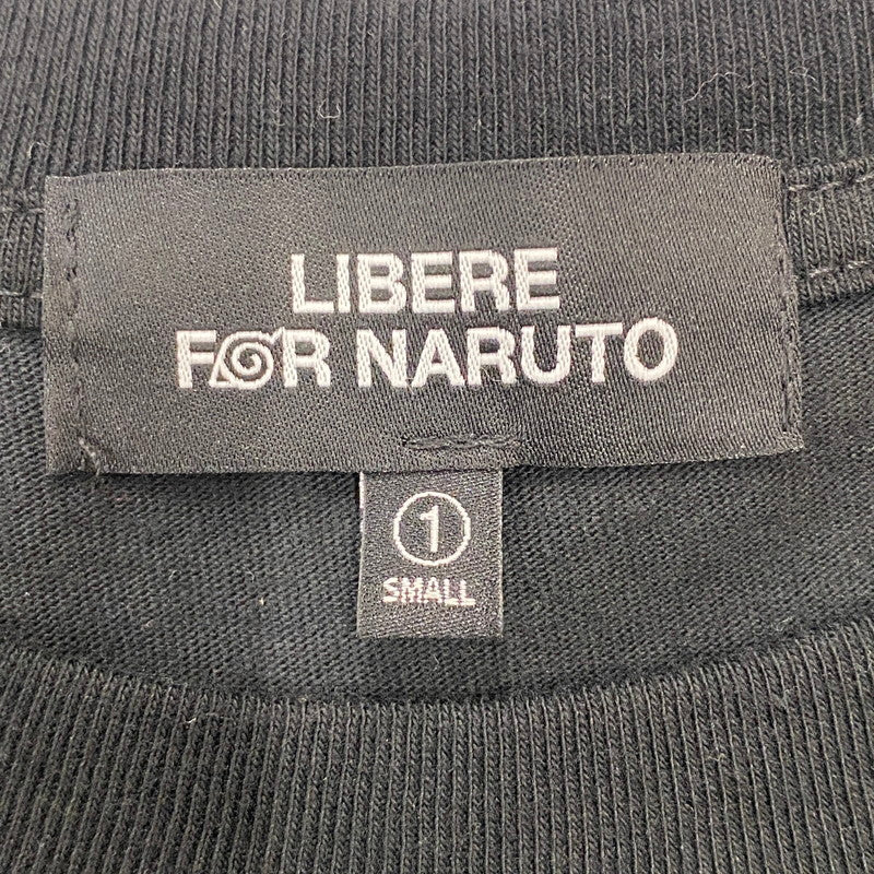 【中古品】【メンズ】 LIBERE リベーレ × NARUTO ナルト 別注 コラボ SASUKE S/S TEE サスケ ショートスリーブ Tシャツ トップス 半袖 147-250906-ts-18-tei サイズ：1 カラー：ブラック 万代Net店