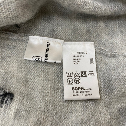 【中古品】【メンズ】 uniform experiment ユニフォームエクスペリメント 20AW ARGYLE MOHAIR CREWNECK KINT UE-202072 アーガイル モヘア クルーネック ニット トップス セーター 140-250906-ts-08-tei サイズ：4 カラー：マルチ 万代Net店