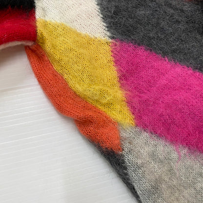 【中古品】【メンズ】 uniform experiment ユニフォームエクスペリメント 20AW ARGYLE MOHAIR CREWNECK KINT UE-202072 アーガイル モヘア クルーネック ニット トップス セーター 140-250906-ts-08-tei サイズ：4 カラー：マルチ 万代Net店