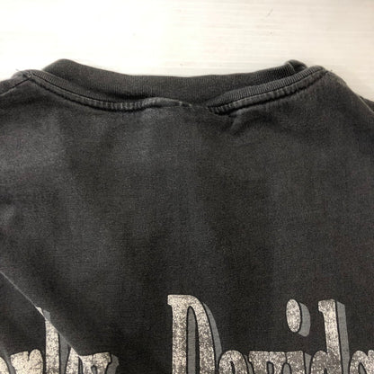 【現状渡し品】【メンズ】 HARLEY DAVIDSON ハーレーダビッドソン 90’s S/S PRINT TEE 90年代 ショートスリーブ プリント Tシャツ 半袖 トップス HANESボディ USA製 145-250908-KS-17-tei サイズ：L カラー：ブラック 万代Net店