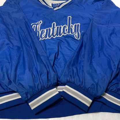 【中古品】【メンズ】 LOCKER LINE ロッカー ライン KENTUCKY NYLON GAME PULLOVER SHIRT ケンタッキー ナイロン ゲーム プルオーバー シャツ 長袖 トップス 145-260805-sa-09-tei サイズ：XL カラー：ブルー 万代Net店