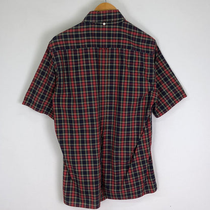 【中古品】【メンズ】 A BATHING APE アベイシングエイプ 90’s CHECK BD S/S SHIRT 90年代 チェック ボタンダウン ショートスリーブ シャツ トップス 半袖 142-251127-ts-05-tei サイズ：M カラー：レッド 万代Net店
