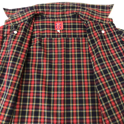 【中古品】【メンズ】 A BATHING APE アベイシングエイプ 90’s CHECK BD S/S SHIRT 90年代 チェック ボタンダウン ショートスリーブ シャツ トップス 半袖 142-251127-ts-05-tei サイズ：M カラー：レッド 万代Net店