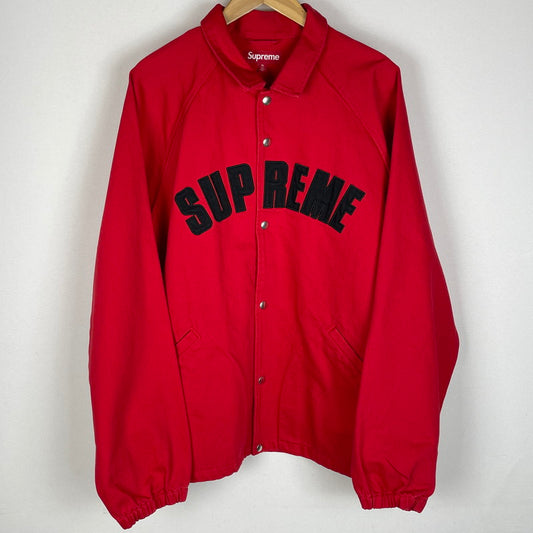 【中古品】【メンズ】 25SS ARC DENIM COACHES JACKET アーク デニム コーチズ ジャケット ライトアウター 149-251218-yy-15-fuzh サイズ：XL カラー：レッド 万代Net店