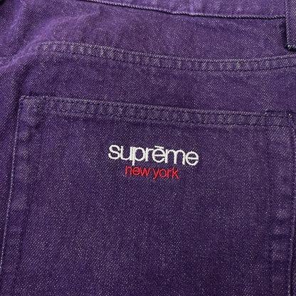 【中古品】【メンズ】 Supreme シュプリーム 25SS DENIM BAGGY SHORT PANT デニム バギー ショートパンツ ボトムス ハーフパンツ ジーンズ 149-251225-ko-11-tei サイズ：38 カラー：パープル 万代Net店