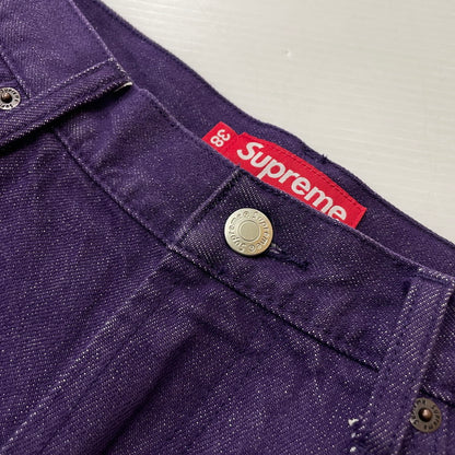 【中古品】【メンズ】 Supreme シュプリーム 25SS DENIM BAGGY SHORT PANT デニム バギー ショートパンツ ボトムス ハーフパンツ ジーンズ 149-251225-ko-11-tei サイズ：38 カラー：パープル 万代Net店