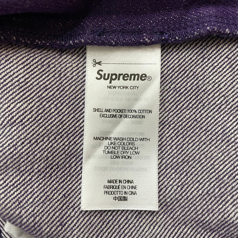 【中古品】【メンズ】 Supreme シュプリーム 25SS DENIM BAGGY SHORT PANT デニム バギー ショートパンツ ボトムス ハーフパンツ ジーンズ 149-251225-ko-11-tei サイズ：38 カラー：パープル 万代Net店