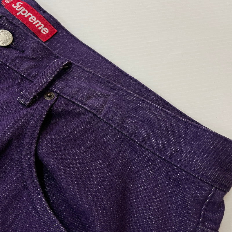 【中古品】【メンズ】 Supreme シュプリーム 25SS DENIM BAGGY SHORT PANT デニム バギー ショートパンツ ボトムス ハーフパンツ ジーンズ 149-251225-ko-11-tei サイズ：38 カラー：パープル 万代Net店