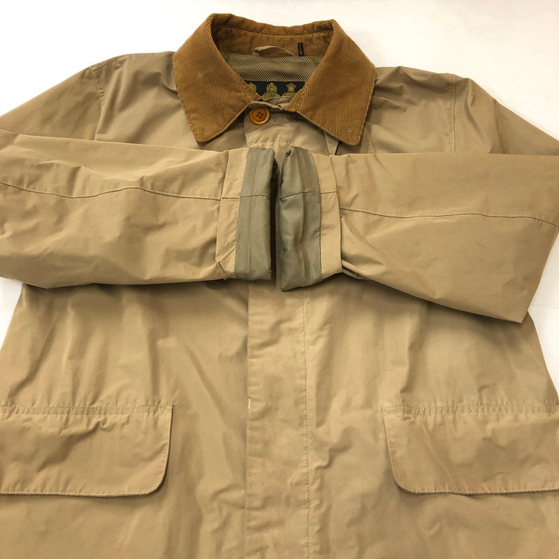 【中古品】【メンズ】 Barbour バーブァー SINGLE BREASTED COAT 19001113 シングル ブレスト コート ライトアウター 144-250910-KS-10-tei サイズ：36 カラー：ベージュ 万代Net店