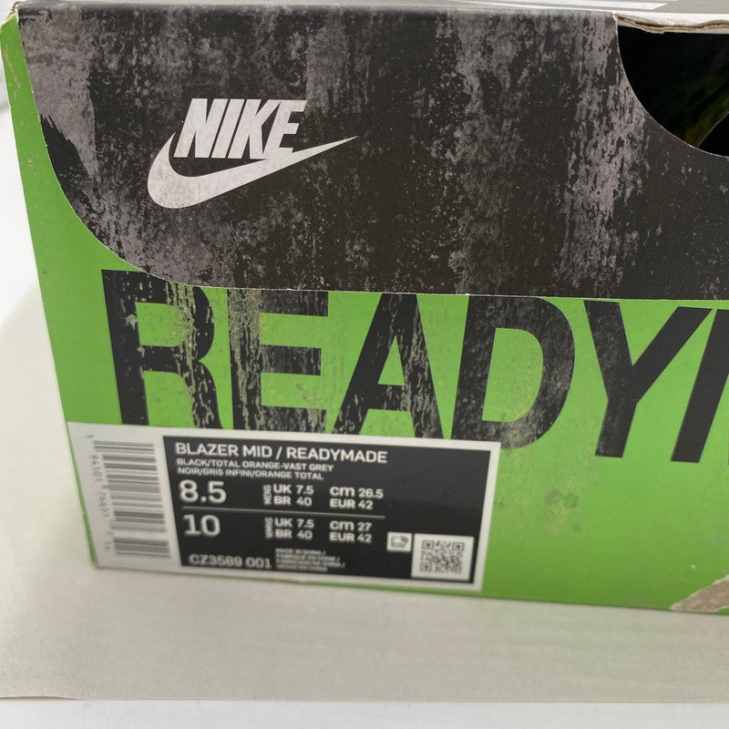 【中古品】【メンズ】 NIKE × READYMADE ナイキ × レディメイド BLAZER MID ブレーザー ミッド "BLACK" CZ3589-001 スニーカー 160-260505-nm-12-tei サイズ：26.5cm 万代Net店