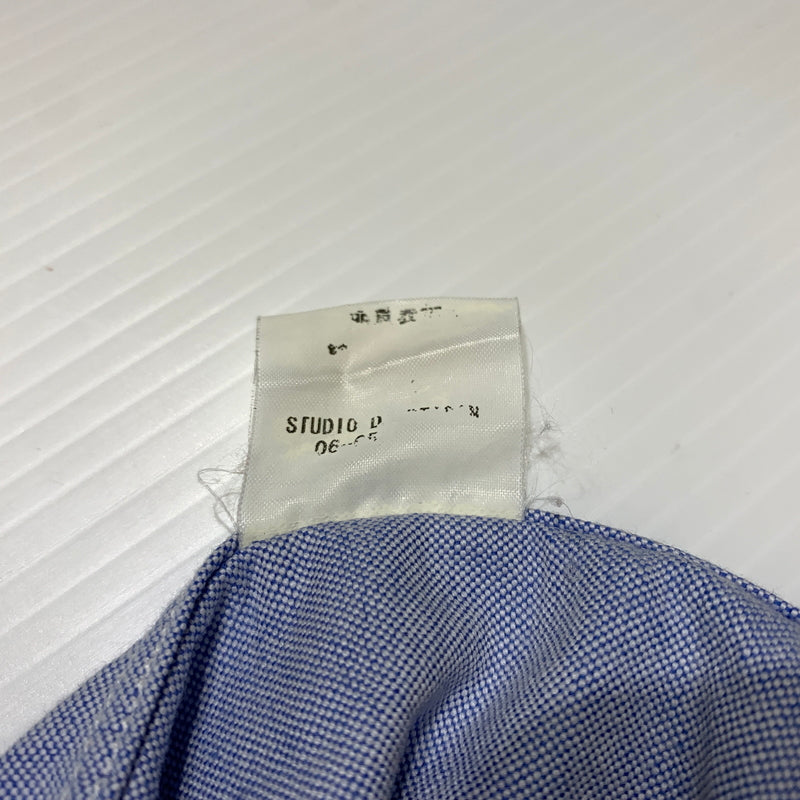 【中古品】【メンズ】 Studio D'ARTISAN ステュディオ・ダ・ルチザン BUTTON DAWN S/S SHIRT ボタンダウン ショートスリーブシャツ 半袖 トップス 145-260716-ko-07-tei サイズ：不明 カラー：インディゴ 万代Net店