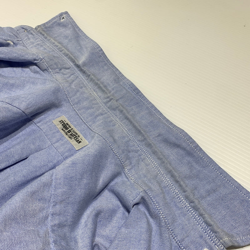 【中古品】【メンズ】 Studio D'ARTISAN ステュディオ・ダ・ルチザン BUTTON DAWN S/S SHIRT ボタンダウン ショートスリーブシャツ 半袖 トップス 145-260716-ko-07-tei サイズ：不明 カラー：インディゴ 万代Net店