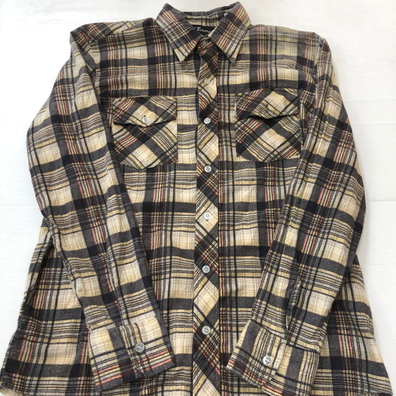 【中古品】【メンズ】 BUD BERMA バド・ベルマ 70's L/S FLANNEL SHIRT VINTAGE 70年代 ロングスリーブ フランネルシャツ ヴィンテージ 長袖 トップス 145-250917-KS-17-tei サイズ：M カラー：マルチカラー 万代Net店