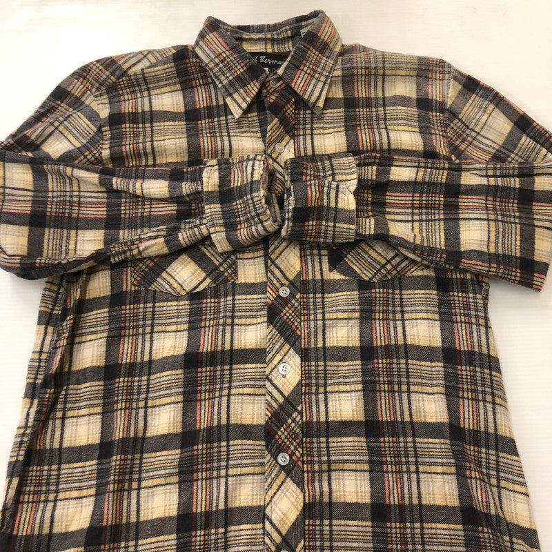 【中古品】【メンズ】 BUD BERMA バド・ベルマ 70's L/S FLANNEL SHIRT VINTAGE 70年代 ロングスリーブ フランネルシャツ ヴィンテージ 長袖 トップス 145-250917-KS-17-tei サイズ：M カラー：マルチカラー 万代Net店