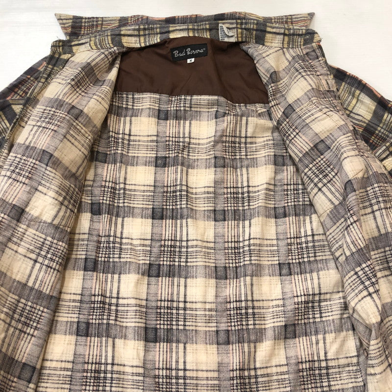 【中古品】【メンズ】 BUD BERMA バド・ベルマ 70's L/S FLANNEL SHIRT VINTAGE 70年代 ロングスリーブ フランネルシャツ ヴィンテージ 長袖 トップス 145-250917-KS-17-tei サイズ：M カラー：マルチカラー 万代Net店