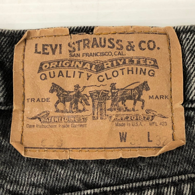 【中古品】【メンズ】 LEVI'S 40506-4158 90'S USA製 デニムパンツ ※カットオフ ヴィンテージ 古着 156-250909-nm-29-tei サイズ：W30L32 万代Net店