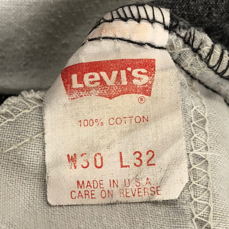 【中古品】【メンズ】 LEVI'S 40506-4158 90'S USA製 デニムパンツ ※カットオフ ヴィンテージ 古着 156-250909-nm-29-tei サイズ：W30L32 万代Net店