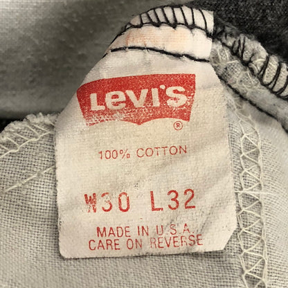 【中古品】【メンズ】 LEVI'S 40506-4158 90'S USA製 デニムパンツ ※カットオフ ヴィンテージ 古着 156-250909-nm-29-tei サイズ：W30L32 万代Net店