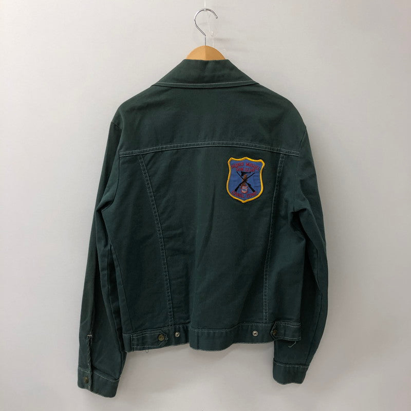 【中古品】【メンズ】 BIG SMITH ビッグスミス 70's WAPPEN CUSTOM DENIM JACKET 70年代 ワッペンカスタム デニムジャケット ライトアウター ヴィンテージ 145-250909-nm-11-tei サイズ：表記40 カラー：オリーブグリーン 万代Net店