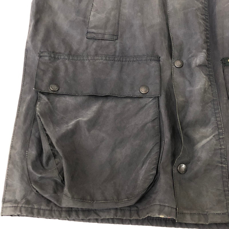 【現状渡し品】【メンズ】 OXFORD BLUE オックスフォード WAX COTTON JACKET ワックス コットン ジャケット アウター オイルドジャケット 英国製 145-250909-nm-16-tei サイズ：不明 カラー：ネイビー/グレー系 万代Net店