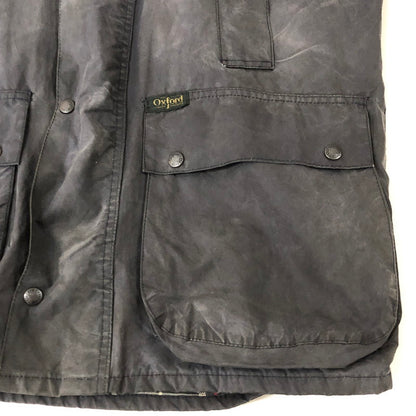 【現状渡し品】【メンズ】 OXFORD BLUE オックスフォード WAX COTTON JACKET ワックス コットン ジャケット アウター オイルドジャケット 英国製 145-250909-nm-16-tei サイズ：不明 カラー：ネイビー/グレー系 万代Net店