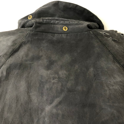 【現状渡し品】【メンズ】 OXFORD BLUE オックスフォード WAX COTTON JACKET ワックス コットン ジャケット アウター オイルドジャケット 英国製 145-250909-nm-16-tei サイズ：不明 カラー：ネイビー/グレー系 万代Net店