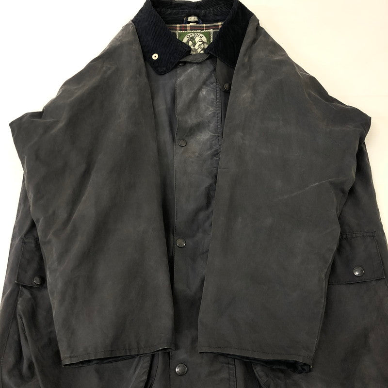 【現状渡し品】【メンズ】 OXFORD BLUE オックスフォード WAX COTTON JACKET ワックス コットン ジャケット アウター オイルドジャケット 英国製 145-250909-nm-16-tei サイズ：不明 カラー：ネイビー/グレー系 万代Net店