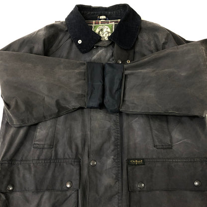 【現状渡し品】【メンズ】 OXFORD BLUE オックスフォード WAX COTTON JACKET ワックス コットン ジャケット アウター オイルドジャケット 英国製 145-250909-nm-16-tei サイズ：不明 カラー：ネイビー/グレー系 万代Net店