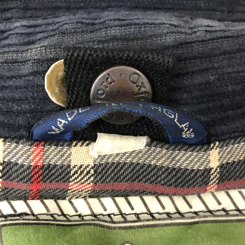 【現状渡し品】【メンズ】 OXFORD BLUE オックスフォード WAX COTTON JACKET ワックス コットン ジャケット アウター オイルドジャケット 英国製 145-250909-nm-16-tei サイズ：不明 カラー：ネイビー/グレー系 万代Net店