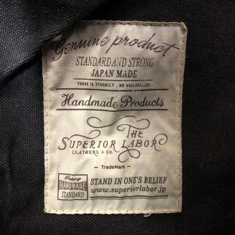 【現状渡し品】【メンズ】 THE SUPERIOR LABOR シュペリオールレイバー 2WAY BAG ツーウェイ バッグ カバン トートバッグ ショルダーバッグ 188-250920-ts-02-tei カラー：ブラック 万代Net店